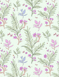 Whimsical Floral Leaf Pattern Rug