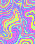 Pastel Swirl Patterned Rug