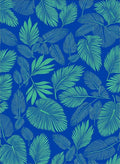 Lush Emerald Leafy Canopy Rug