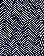 Midnight White Intersecting Lines Rug
