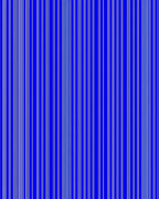 Bold Blue White Vertical Stripe Pattern Rug
