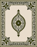 Ornate Floral Mandala Pattern Rug