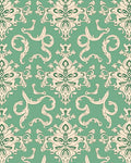 Elegant Cream Swirl Patterned Rug