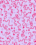 Curlicue Doodle Pattern Rug