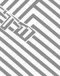 Gray Line Geometric Pattern Rug
