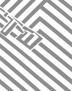 Gray Line Geometric Pattern Rug