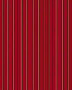 Bold Red Striped Modern Rug