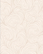 Abstract Swirl Line Pattern Rug