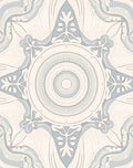 Classic Blue Ornamental Mandala Design Rug