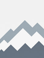Abstract Mountain Landscape Design Rug