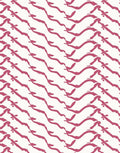Pink Wavy Strokes Pattern Rug