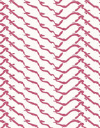 Pink Wavy Strokes Pattern Rug
