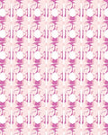 Pink Abstract Geometric Hexagon Pattern Rug