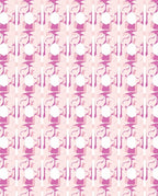 Pink Abstract Geometric Hexagon Pattern Rug