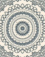 Intricate Mandala Pattern Rug