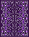 Plum Orchid Swirls 4 Pattern Rug