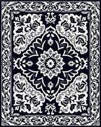 Classic Floral Mandala Patterned Rug