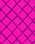 Bright Pink Diamond Geometric Pattern Rug