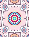 Colorful Mandala Boho Style Rug