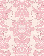 Pink Floral Pattern Rug