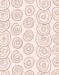 Abstract Swirl Concentric Circles Pattern Rug
