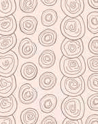 Abstract Swirl Concentric Circles Pattern Rug