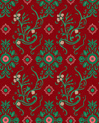 Elegant Floral Swirl Vintage Pattern Rug