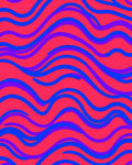 Vibrant Wavy Stripe Pattern Rug