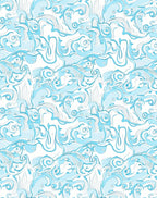 Abstract Swirls And Curled Lines Design Rug