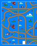 Blue Sky Road Race Helicopters Rug