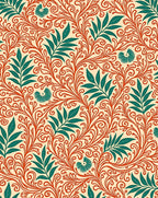 Intricate Floral Vine Pattern Design Rug