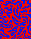Bold Abstract Swirl Pattern Rug
