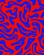 Bold Abstract Swirl Pattern Rug