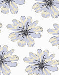 Soft Floral Pattern Watercolor Design Rug