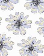 Soft Floral Pattern Watercolor Design Rug