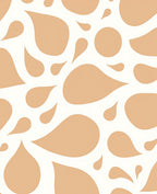 Organic Leaf Shape Pattern Rug