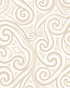 Neutral Swirl Triangle Pattern Rug