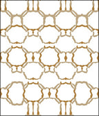 Organic Interlocking Geometric Pattern Rug