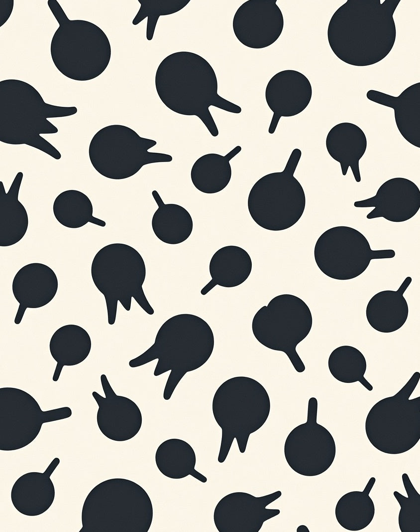 Abstract Blob Pattern Rug