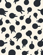 Abstract Blob Pattern Rug