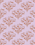 Ornate Flourish Damask Pattern Rug