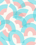 Pastel Arch Abstract Surface Rug