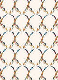 Abstract Intersecting Lines Colorful Design Rug