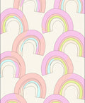 Pastel Rainbows Pattern Rug