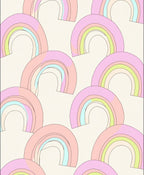 Pastel Rainbows Pattern Rug