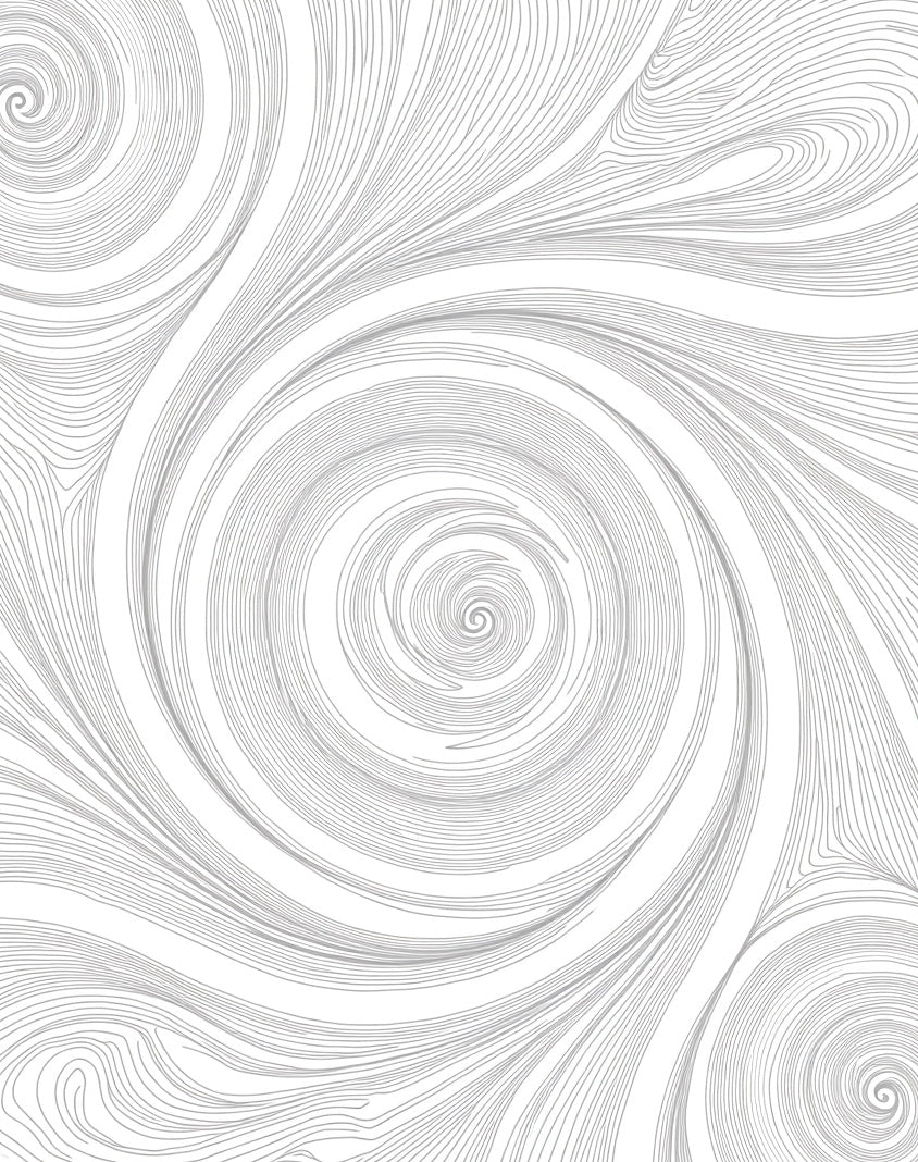Dynamic Swirl Line Pattern Rug