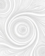 Dynamic Swirl Line Pattern Rug