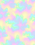 Dreamy Cloud Pastel Swirl Design Rug