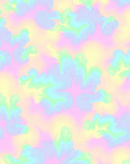 Dreamy Cloud Pastel Swirl Design Rug