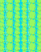Abstract Geometric Neon Design Rug